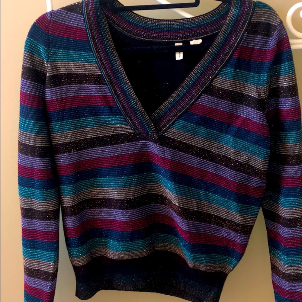 Anthropology festive sweater
